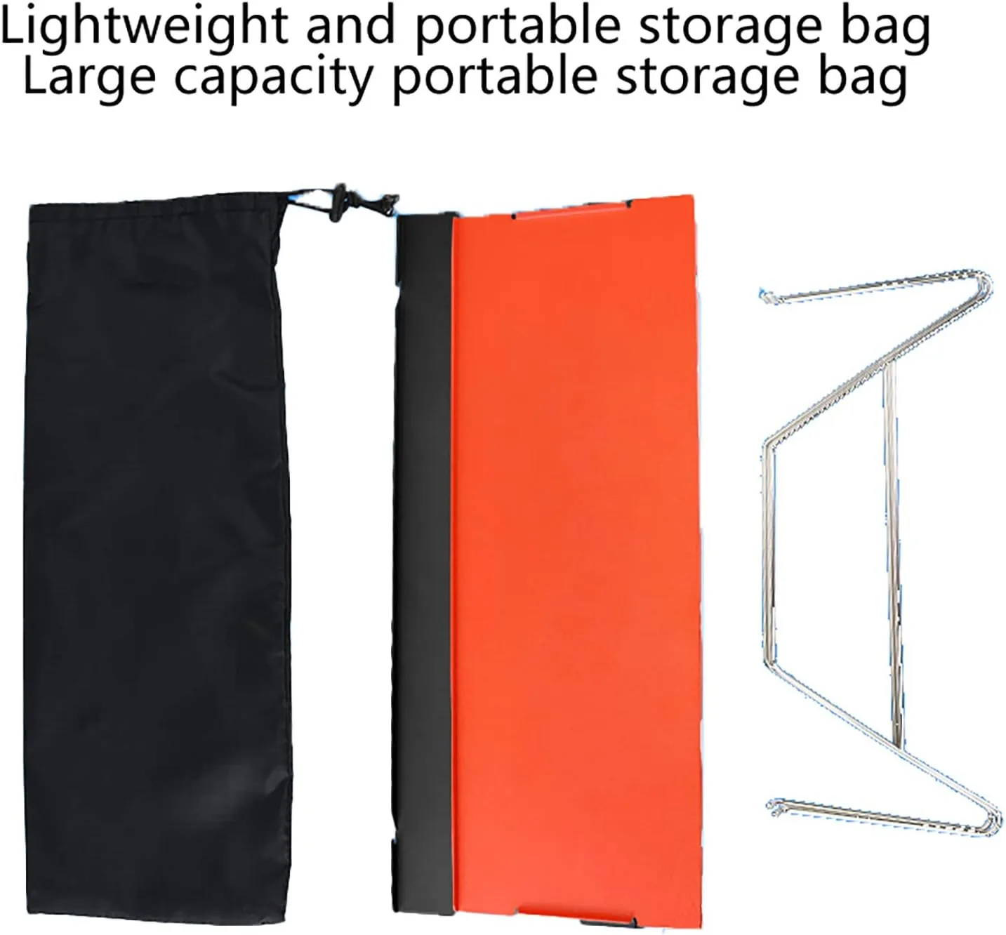 Outdoor Folding Aluminium Camping Table Mini Size Easy Packable Pop-Up Edged Backpacking Picnic Table with Carry Bag for Home, Hiking, Camping, Mountaineering