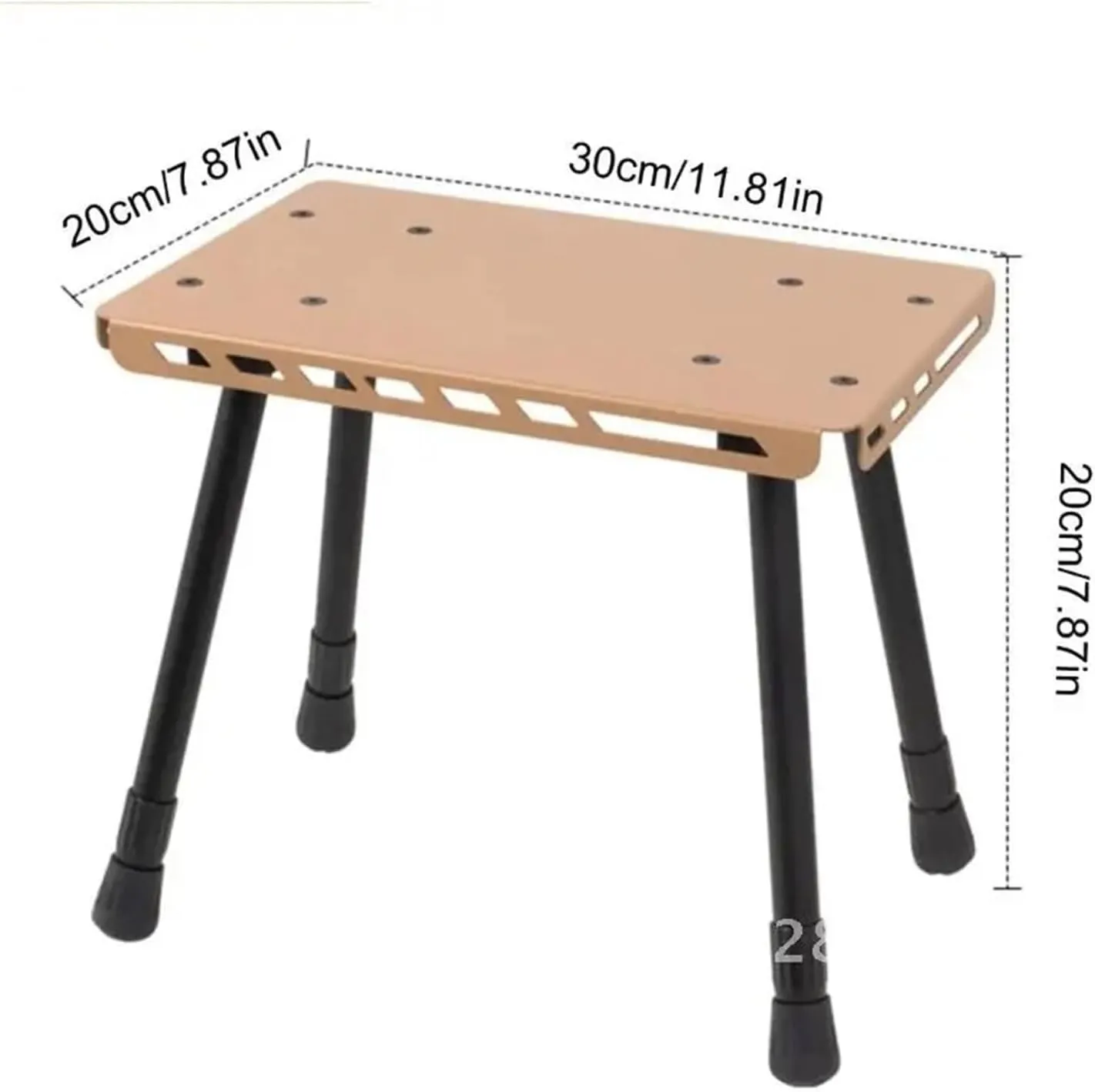 Outdoor Folding Stool Aluminum Alloys Folding Small Chair, Folding Picnics, Practical 2 Table, Camping Stool, Camping 1 Outdoor in Small Folding Stool(ArmyGreen)