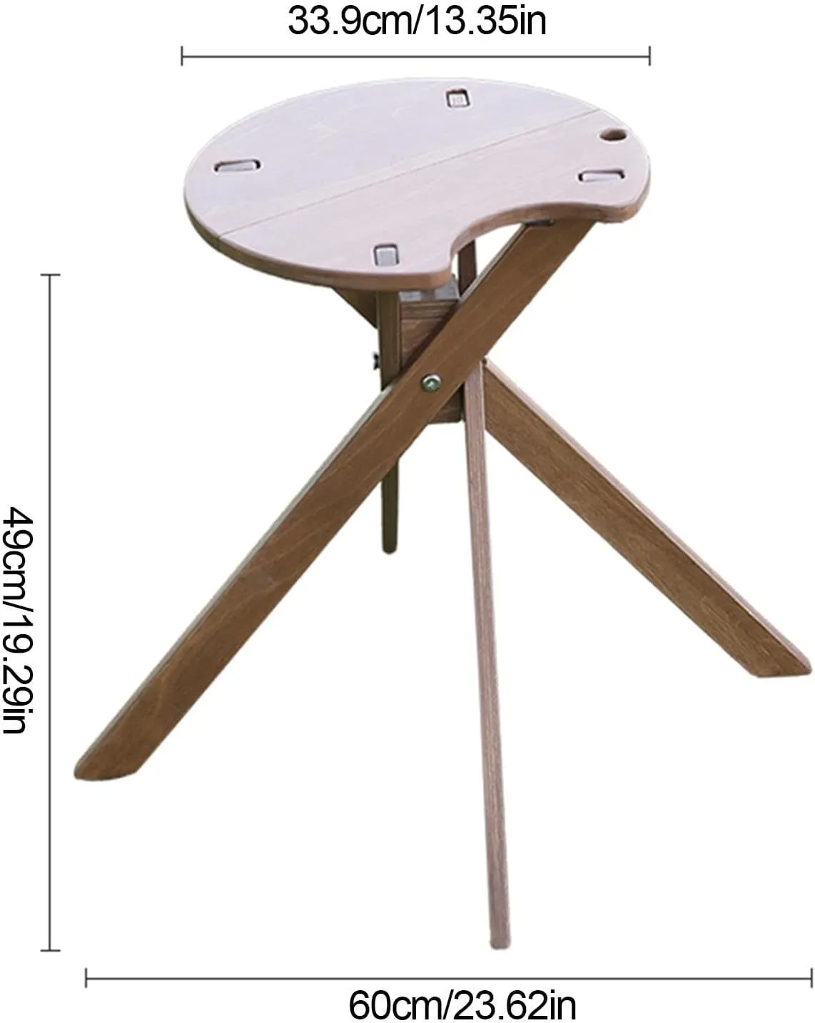 Outdoor Folding Table | Portable Picnic Table | Foldable Round Dining Table | This Outdoor Folding Tables is Designed to Provide A Convenient, Portable Solution for Various Outdoor Activities