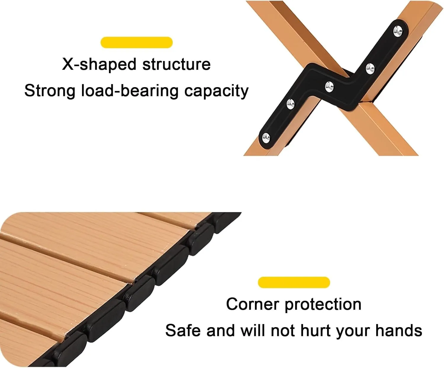 Outdoor Folding Table, Ultra-light Portable, Carbon Steel Roll Up Table, Camping Picnic Gear, Available In Four Sizes, Suitable For Outdoor Activities Barbecue And Dining, Suitable For 4-8 People(Waln