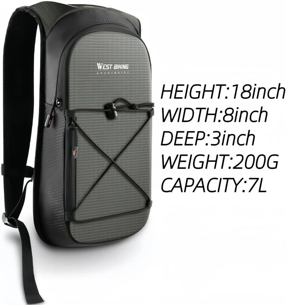 Outdoor Sports Backpack for Trail Running, Hiking Dual Shoulder Pack, Road Cycling Bag, Unisex for Men & Women (Green)