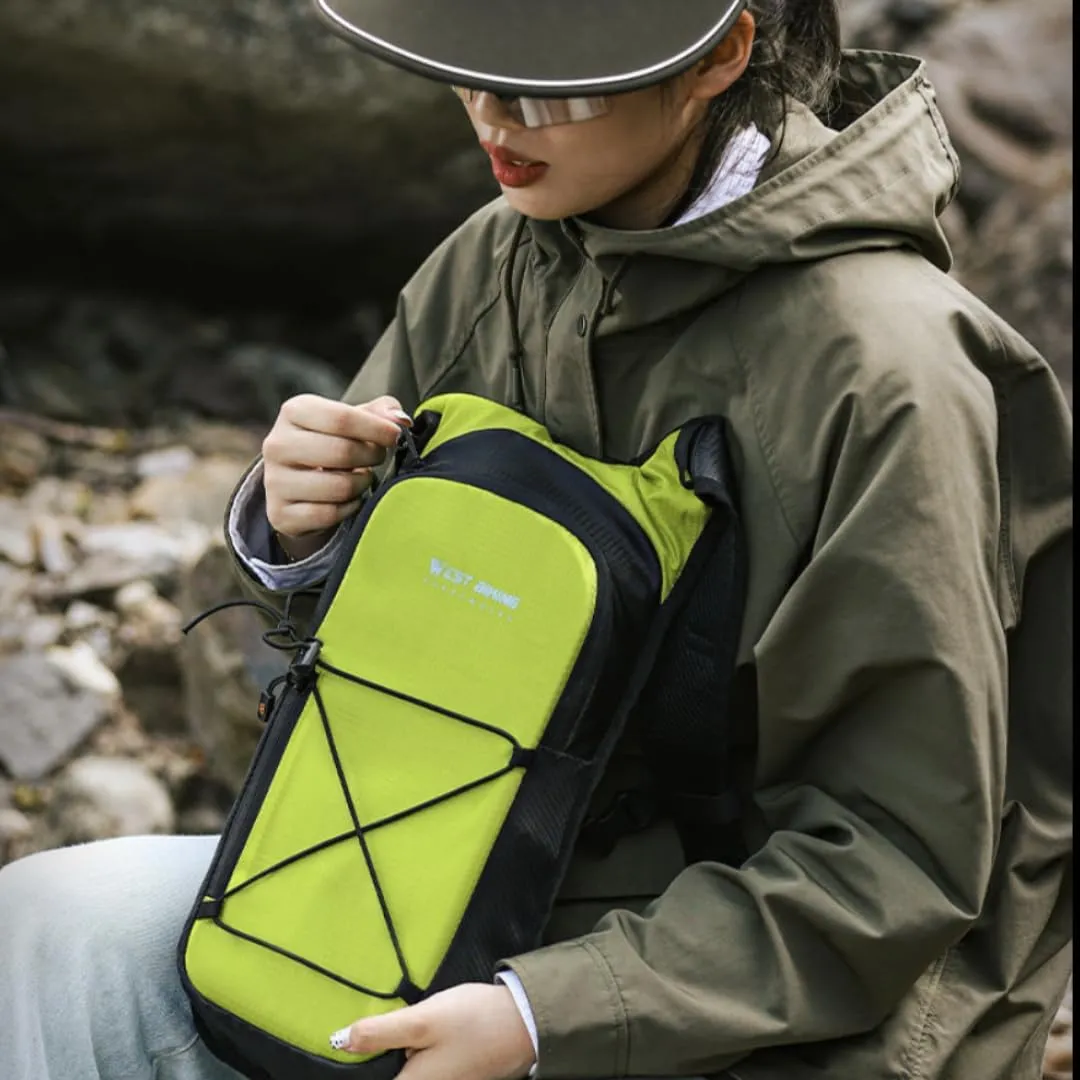 Outdoor Sports Backpack for Trail Running, Hiking Dual Shoulder Pack, Road Cycling Bag, Unisex for Men & Women (Green)