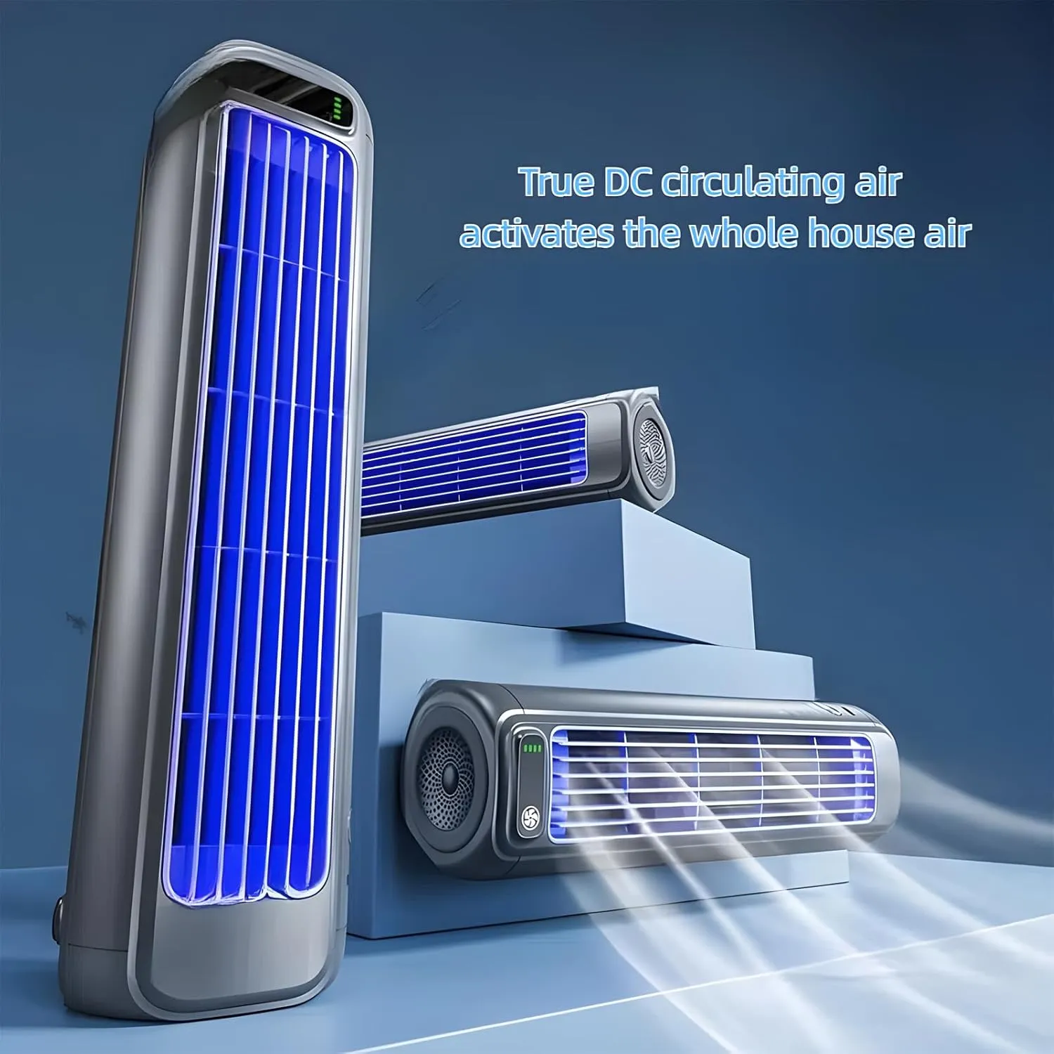 Outfany Cooling Ace - 2025 New Migilife Cooling Ace Portable Air Conditioner, Three Wind Speeds, No Installation Required, USB Charging Air Conditioner for Bedroom Office Home (Grey-Charging)