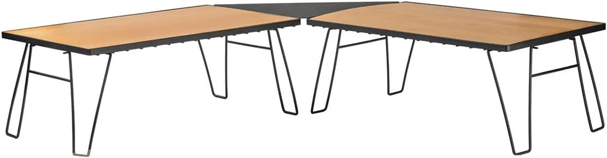 Overland Vehicle Systems Kick It Camp Table - Wood Base & Storage Bag