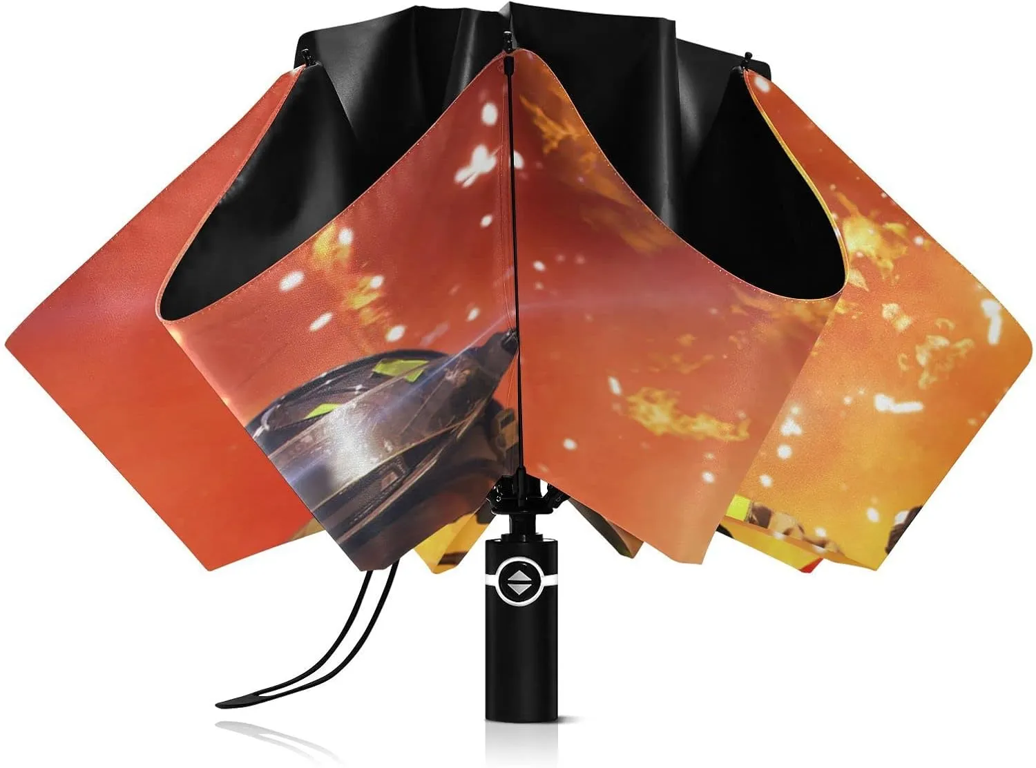 Oyihfvs Automatic Umbrella, Folding Umbrella Reinforced Anti-UV Sun rain Auto Open/Close