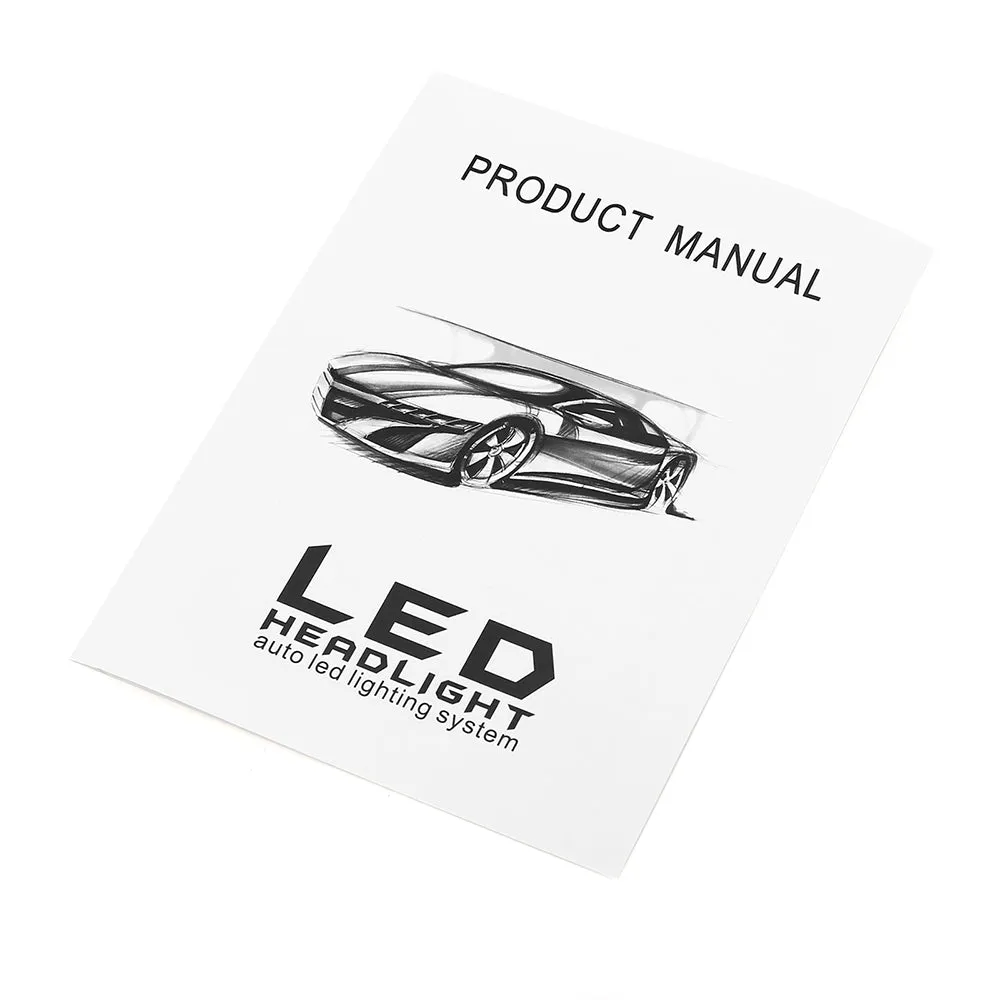 Pair of 9006 60W Car LED Headlight