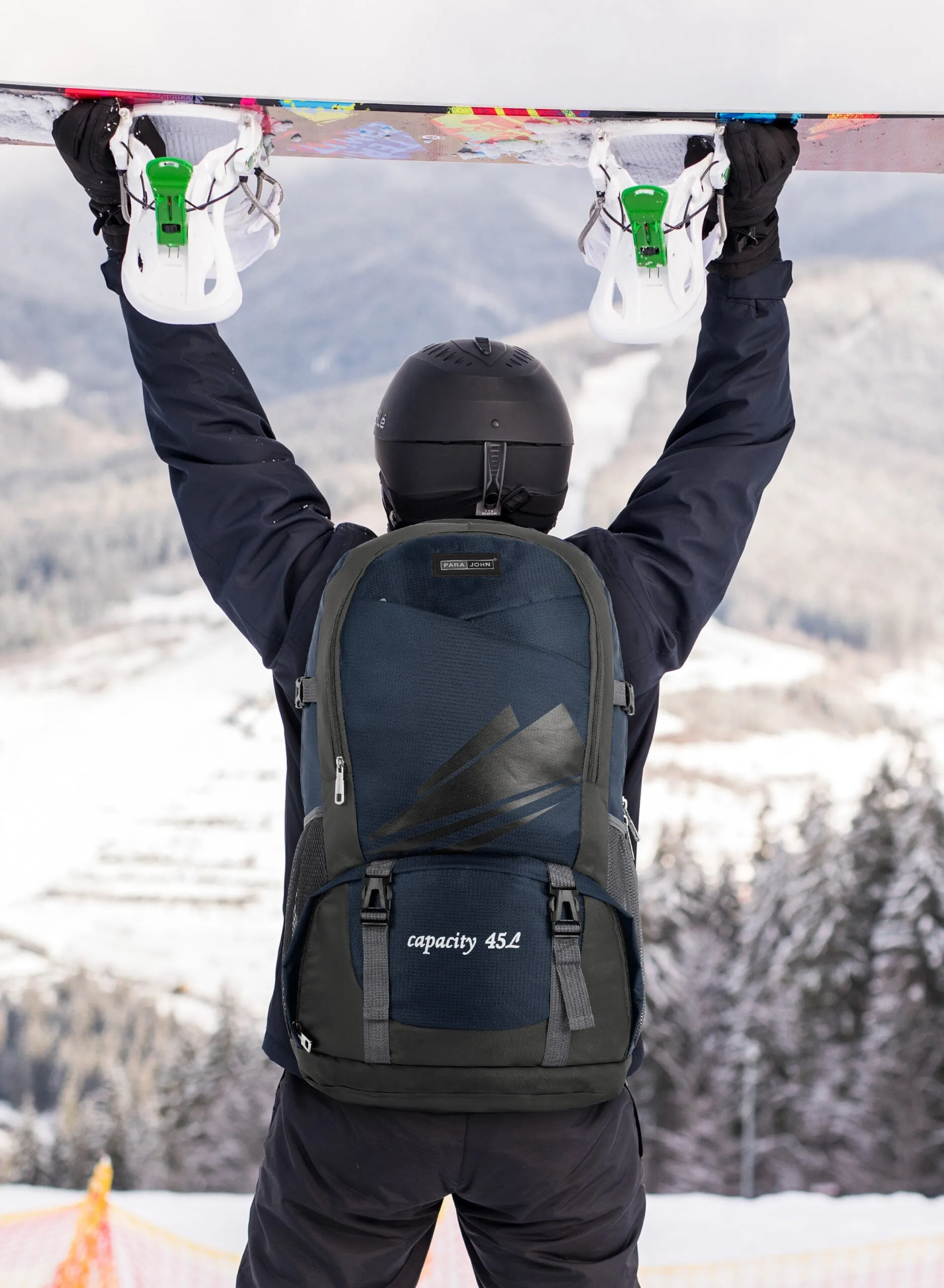 Para John Mountain Backpack - Rugged and Versatile -  BLUE