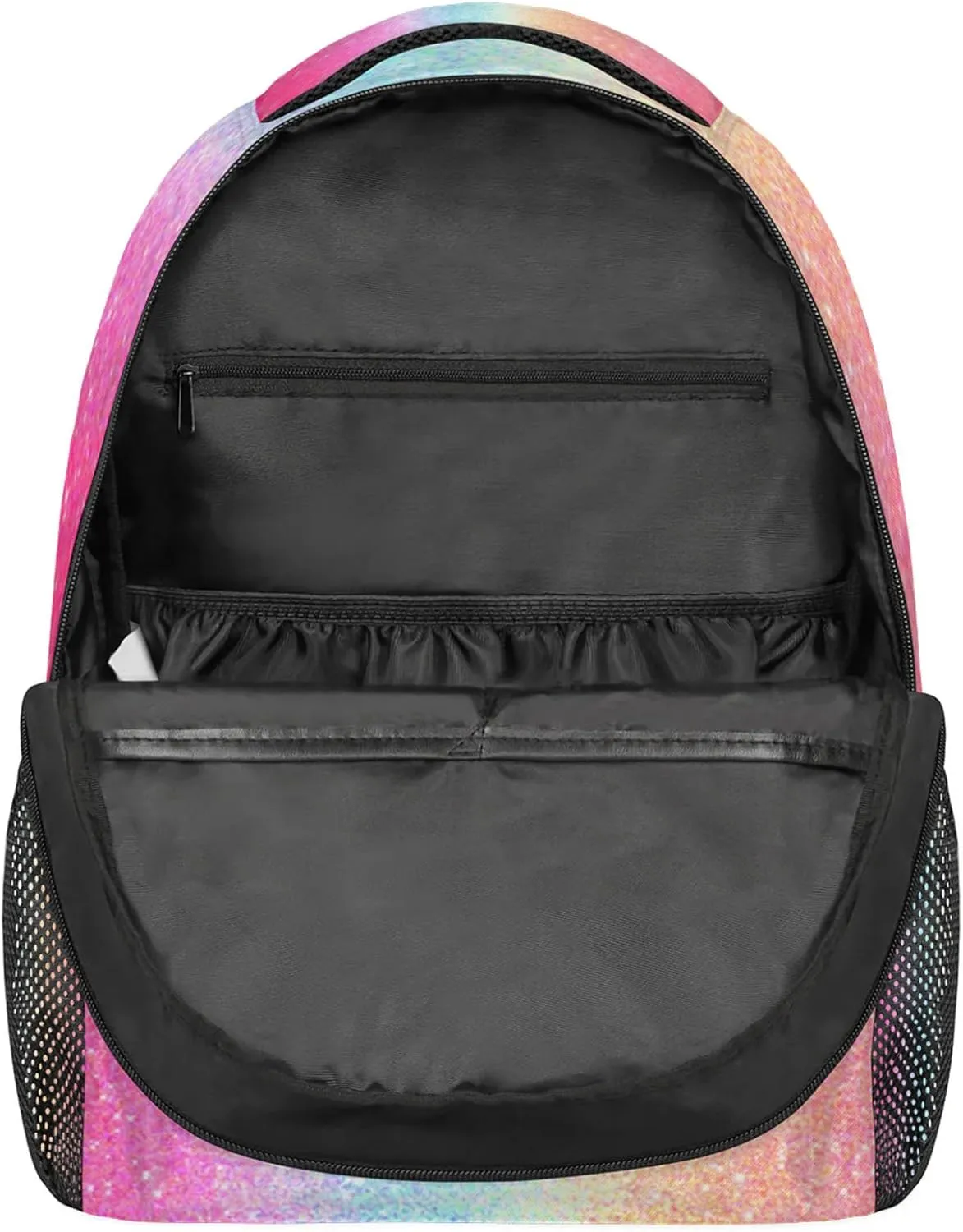 Pardick Backpacks for Girls Boys, Glitter Travel Laptop Back Pack Waterproof School Bookbags for Teens Kids Backpack with Multiple Pocket