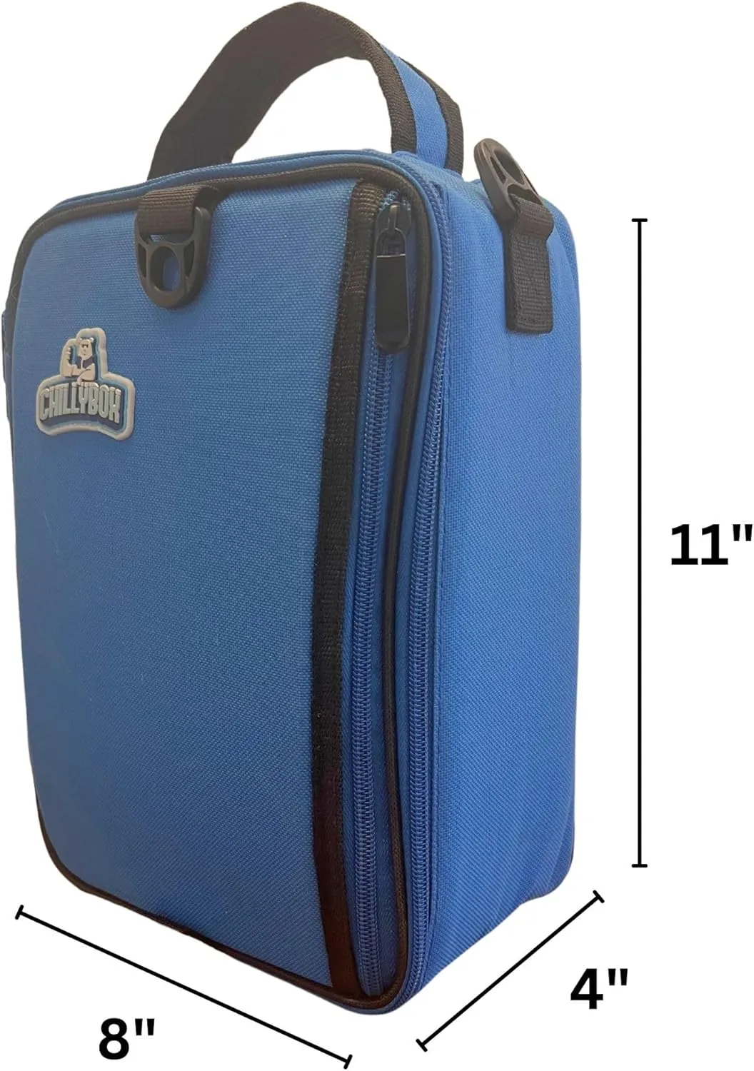 Patented Lunch Box Cooler with Reusable Cooling Tray, Versatile Sealable Plastic Container - Lunchbags for Men and Women - Perfect for Worksites, Hiking, and Beach Days (Arctic Blue)