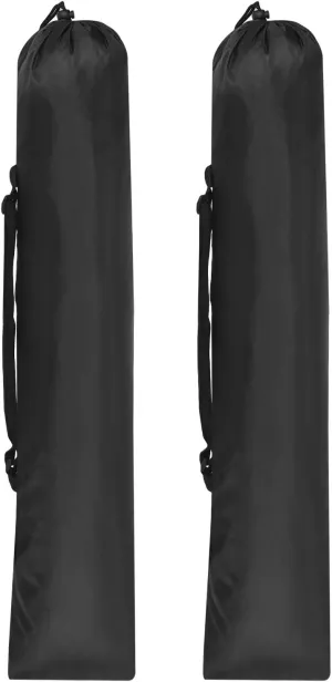 PATIKIL 38x8 Inch Camp Chair Replacement Bag, 2 Pack Nylon Folding Camping Chair Carry Bag Tripod Case Bag with Handle for Outdoor Camping, Black