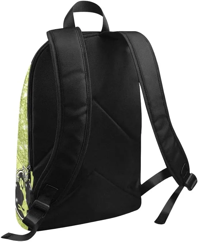 Personalized Girl Cheer Print Backpack with Name Custom Travel Daypack Bag for Man Woman Gifts