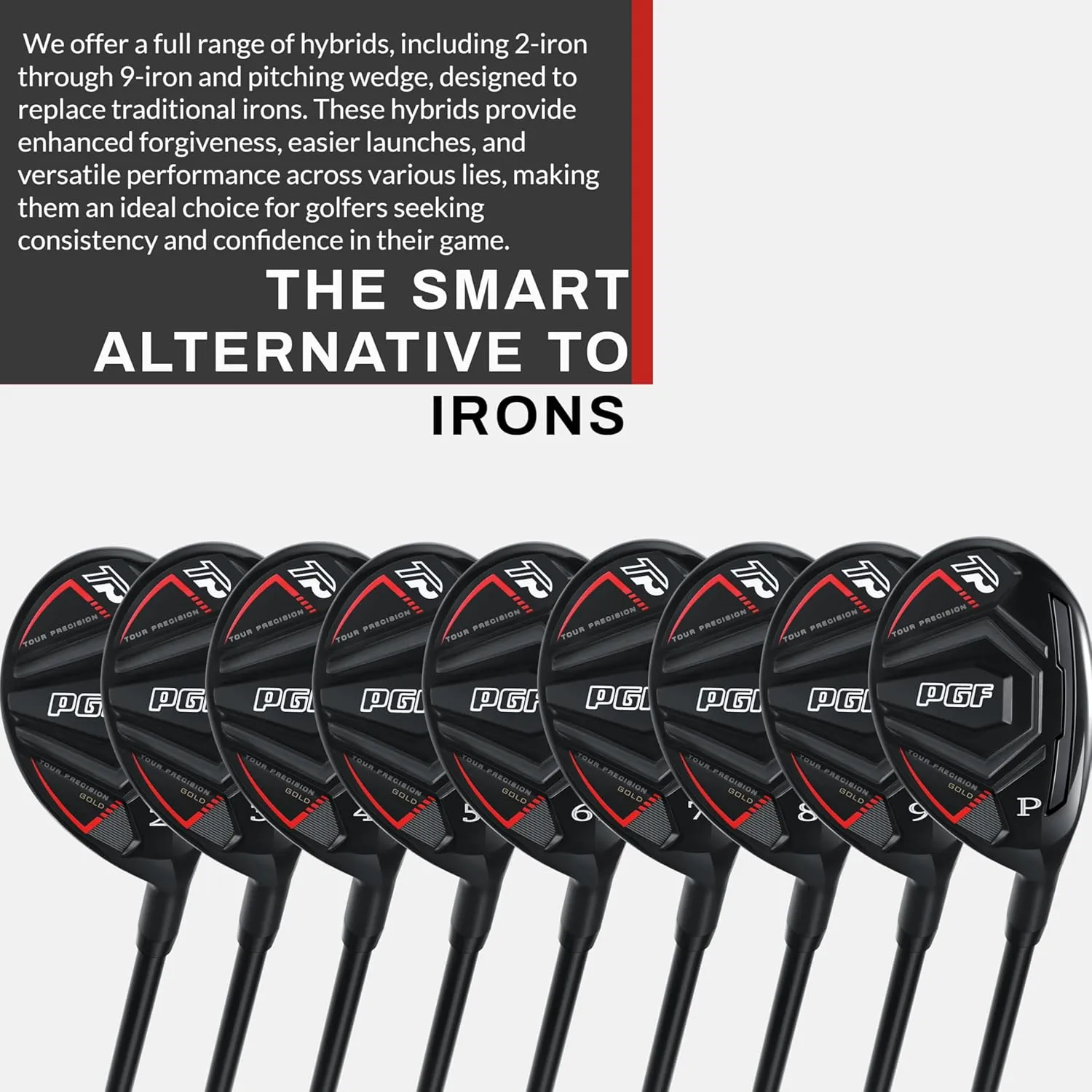 PGF Gold Tour Precision Hybrid Golf Club [RH][Reg] [# 2# 3# 4# 5# 6# 7# 8# 9,PW]