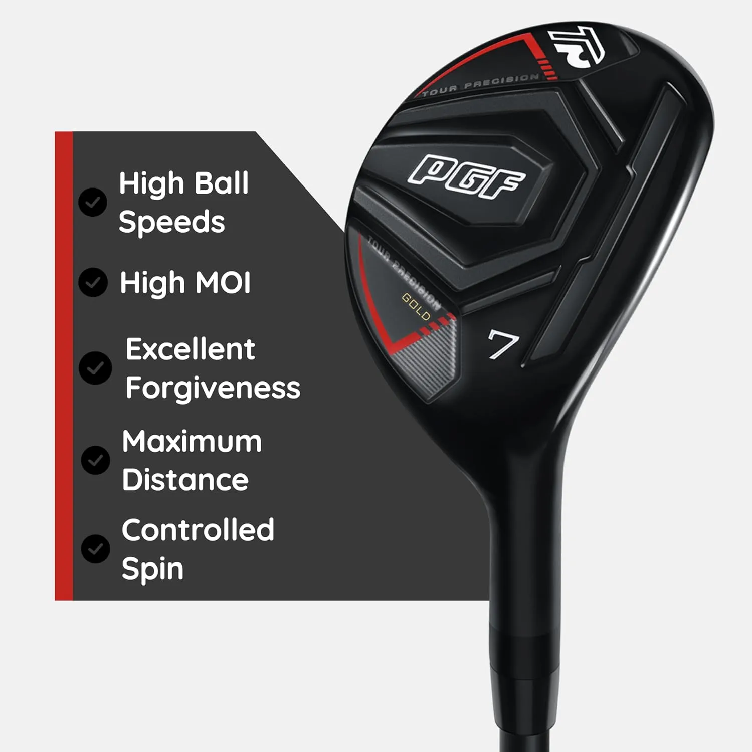PGF Gold Tour Precision Hybrid Golf Club [RH][Reg] [# 2# 3# 4# 5# 6# 7# 8# 9,PW]