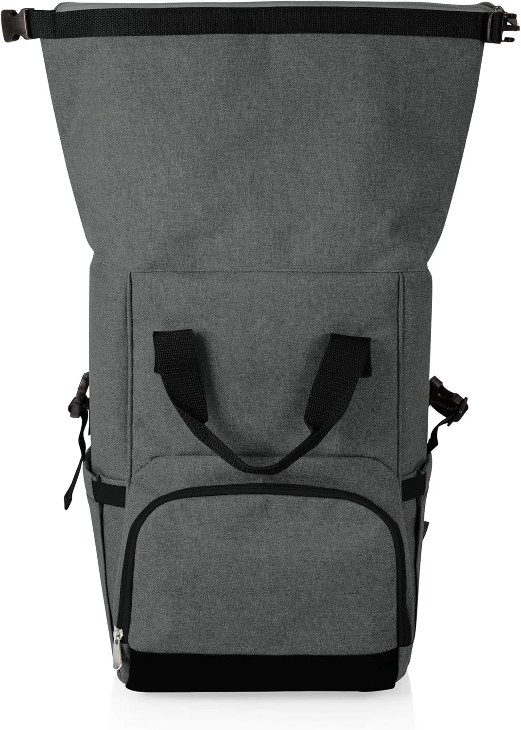 PICNIC TIME NFL Arizona Cardinals OTG Roll-Top Cooler Backpack - Hiking Backpack Cooler - Soft Cooler Bag, (Heathered Gray)