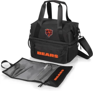 PICNIC TIME NFL unisex-adult NFL Tarana Lunch Bag Cooler with Utensil Set, Lunch Box made of Recycled Material