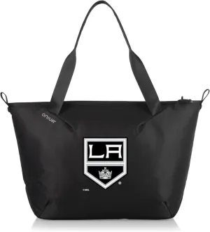 PICNIC TIME NHL Tarana Cooler Tote Bag made with Recycled Materials, Soft Cooler Tote Bag, Upcycled Picnic Cooler, (Carbon Black)