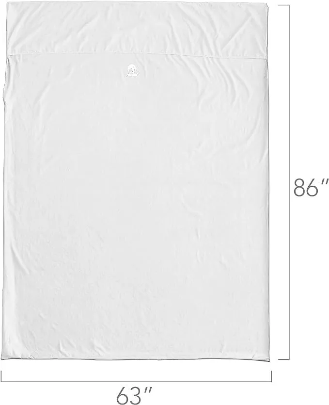 Pike Trail Sleeping Bag Liner – Travel and Camping Sheet, Lightweight and Compact Insert with Full Length Zipper and Guarantee