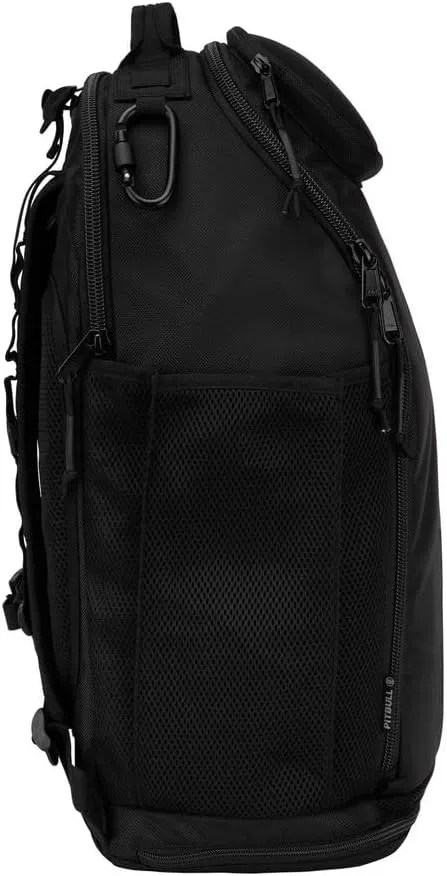 PITBULL - Backpack For Men And Women, Sports Backpack, Practical Hiking Backpack, Very Spacious Camping Bag - Black-White