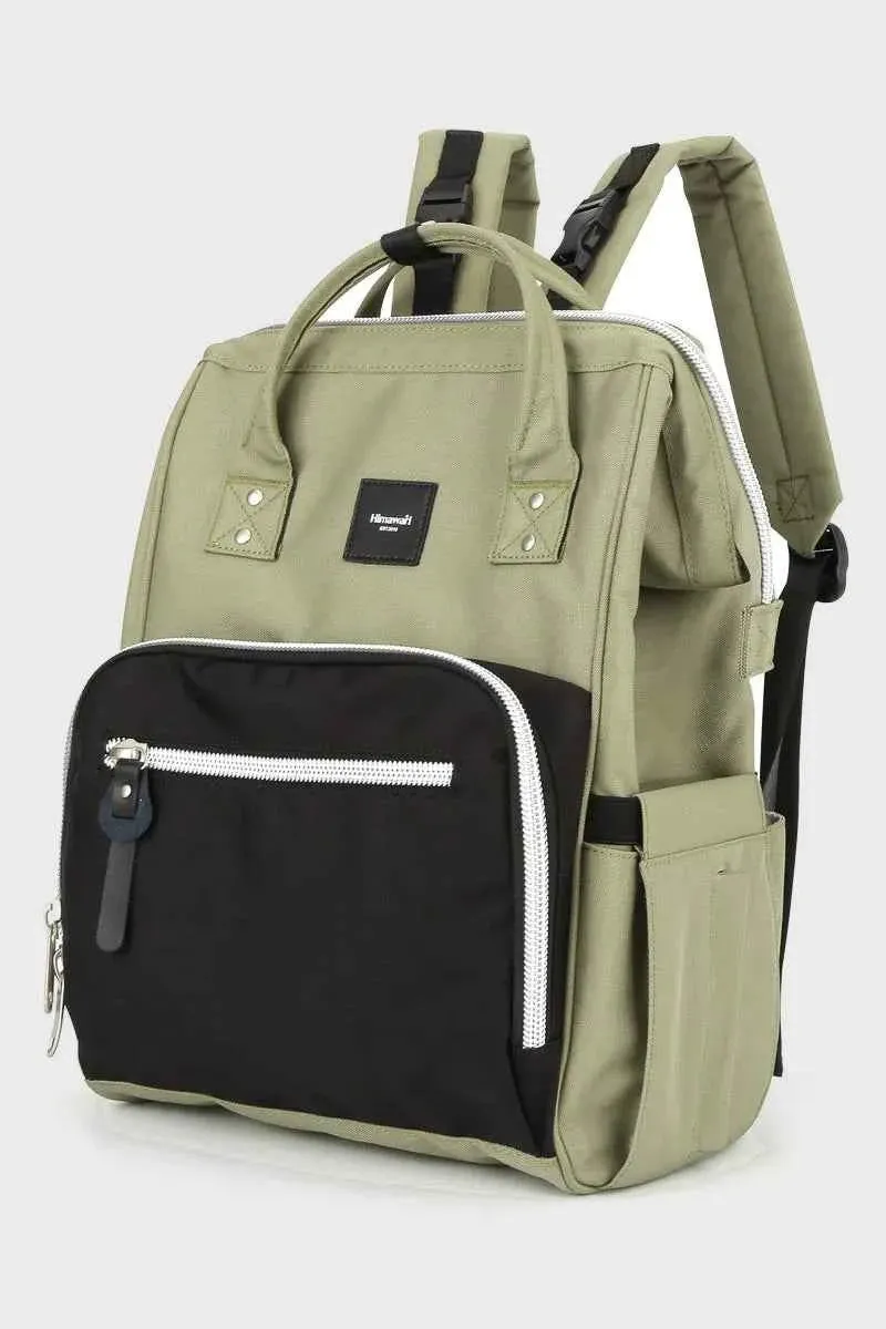 Pockets Sustainable Quick-action sale Backpack Himawari Canvas Bag Side Waterproof with