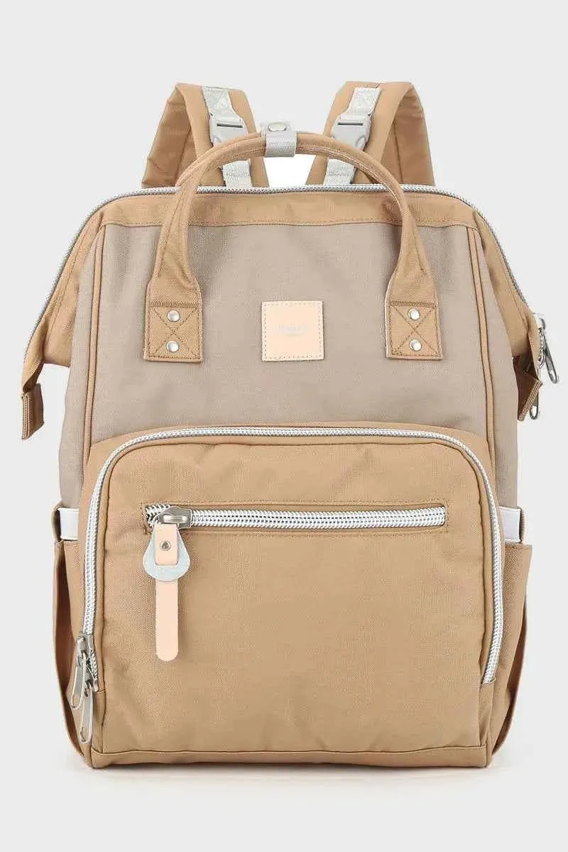 Pockets Sustainable Quick-action sale Backpack Himawari Canvas Bag Side Waterproof with