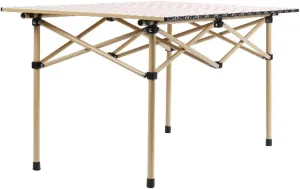 Portable Aluminum Alloy Outdoor Folding Picnic Table for Camping and Barbecue