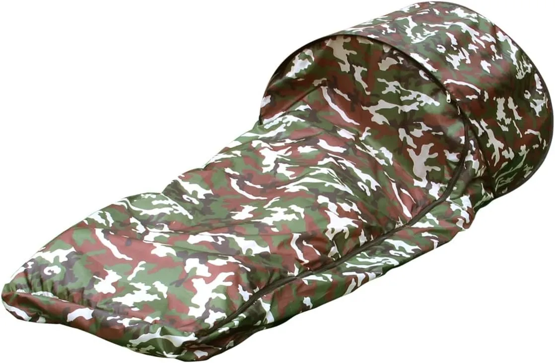 Portable Camouflage Sleeping Bag Military Style Camping Shelter