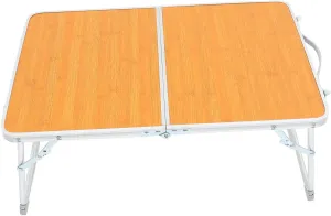 Portable Camping Table Convenient Bed Desk for Household Use Design for Outdoor Picnics and Indoor Comfort Easy to Fold and Carry