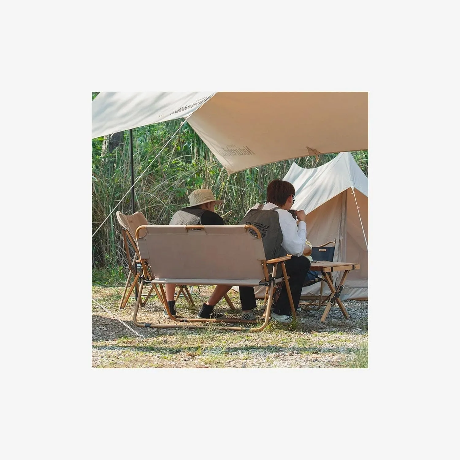 Portable Double Folding Chair