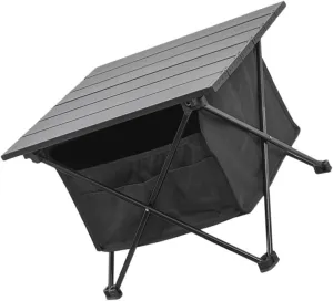 Portable Folding Desk Storage Bag for Outdoor BBQ Camping Picnics and Parties Compact Front Pocket for Easy Organization Great for Tools and Sundries