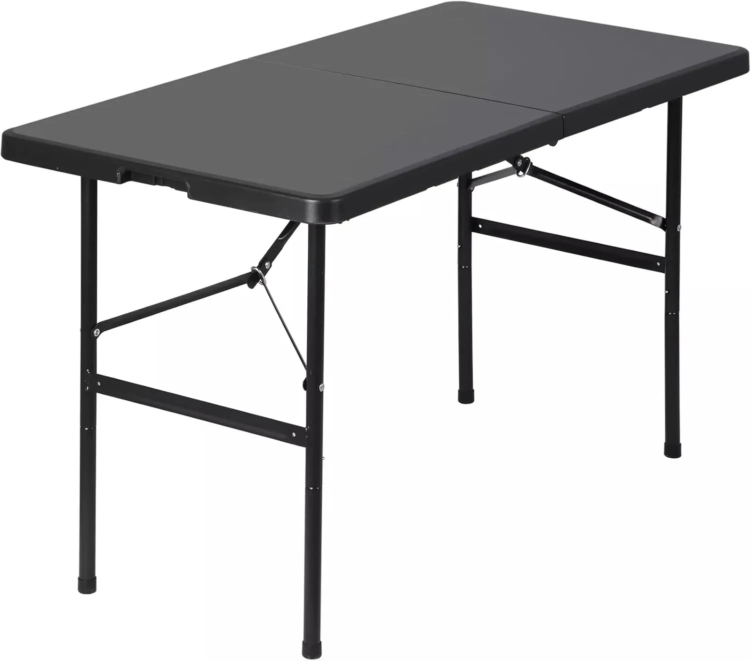 Portable Folding Table, 4ft Size Ideal for Camping, Outdoor Events, Utility Use, and Dining Needs for Convenient and Space-Saving Solutions
