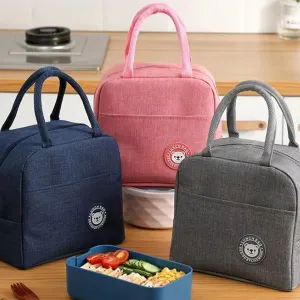Portable Insulated Bento Bag – Waterproof Lunch Box for Work & School