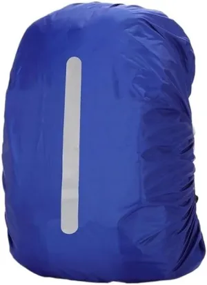 Portable Waterproof Backpack Rain Cover School Bag Satchel Protection Cover with Reflective Strips for Outdoor Camping Hiking