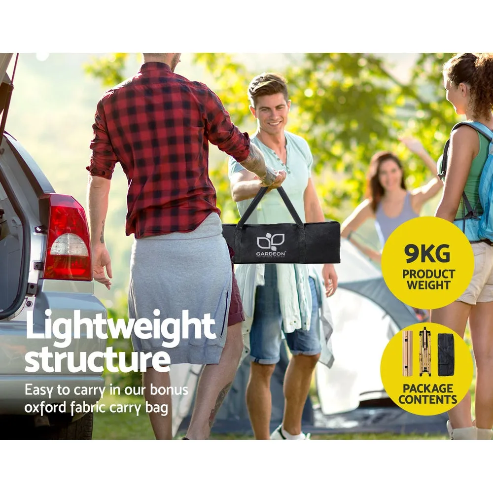 Portable Wooden Picnic Camping Fold Up Table - 120CM
