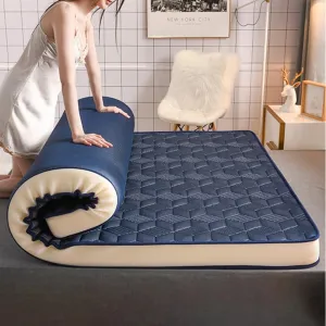 Premium Folding Mattress, Memory Foam Camping Mattress, Foldable Portable Roll up Bed Mattress, Comfortable Car Camping Sleeping Mat Pad, for Truck Guest Bed Tent Camp (Size : 150 * 190 * 5cm)