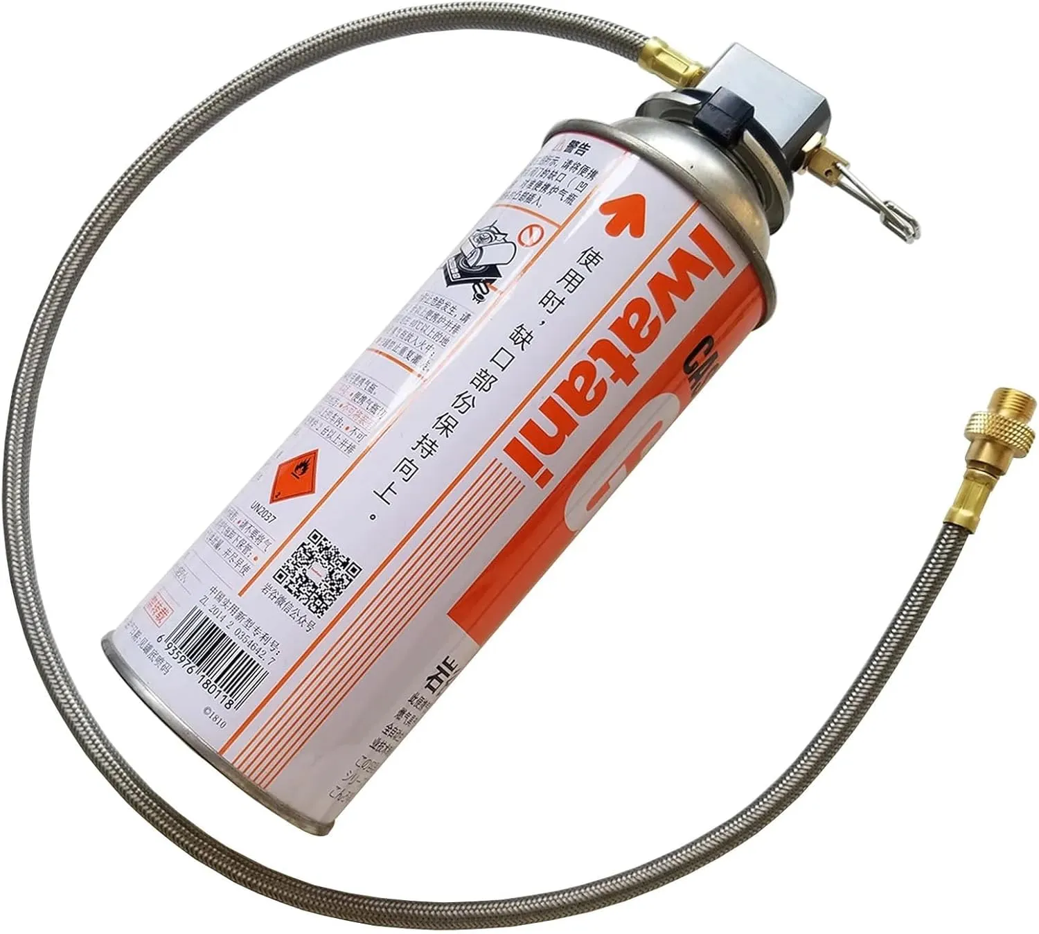 Propane Adapter Hose Extension Hose Adapter Camping Stove Extend for Tank, Gas Grill & Griddle(Campingaz Type)