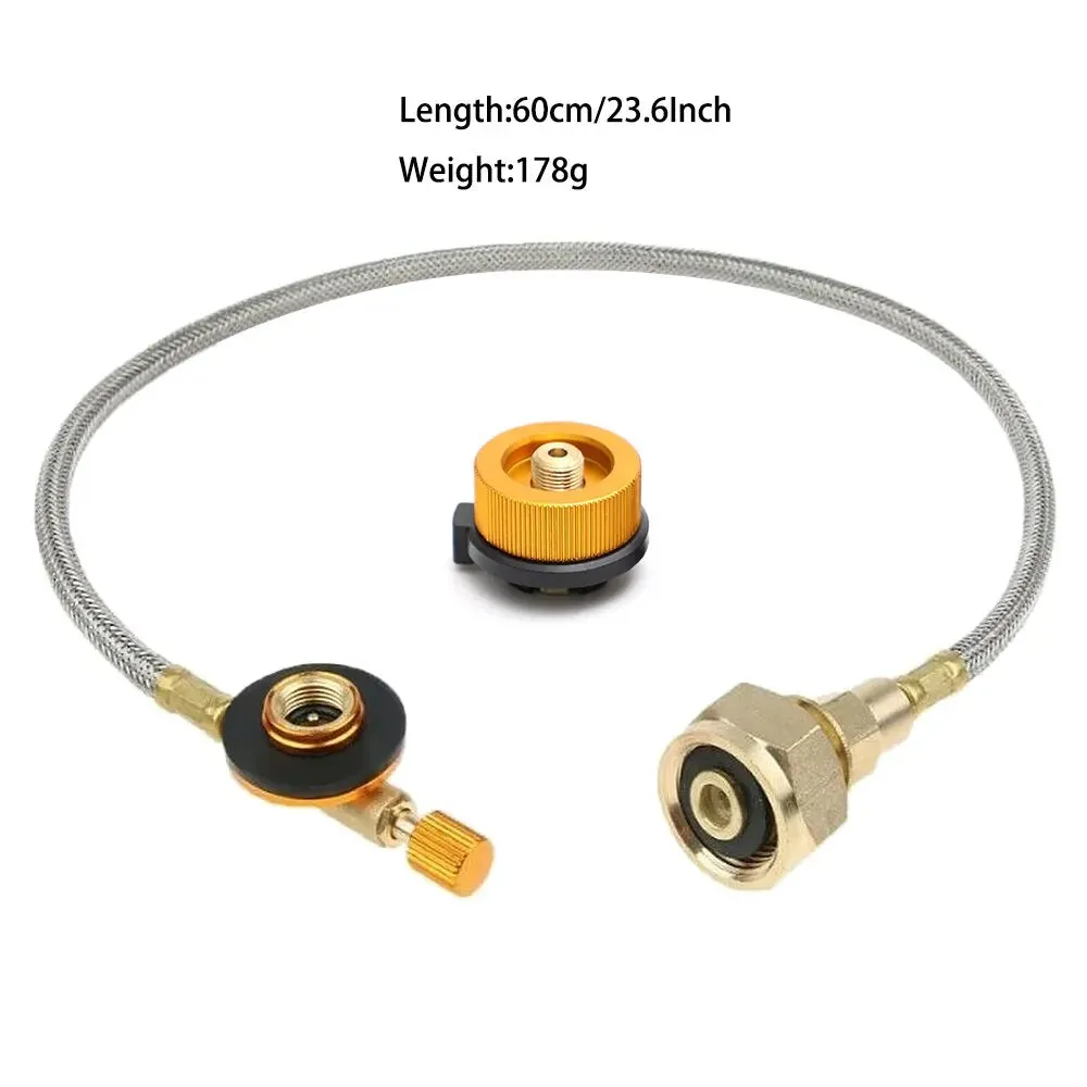 Propane Refill Adapter Cylinder Convertor for Outdoor Camping Gas Stove