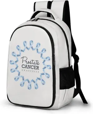 Prostate Cancer Awareness Month Backpack for Worker Teacher Business Hiking Travel Bag Shoulders Bag