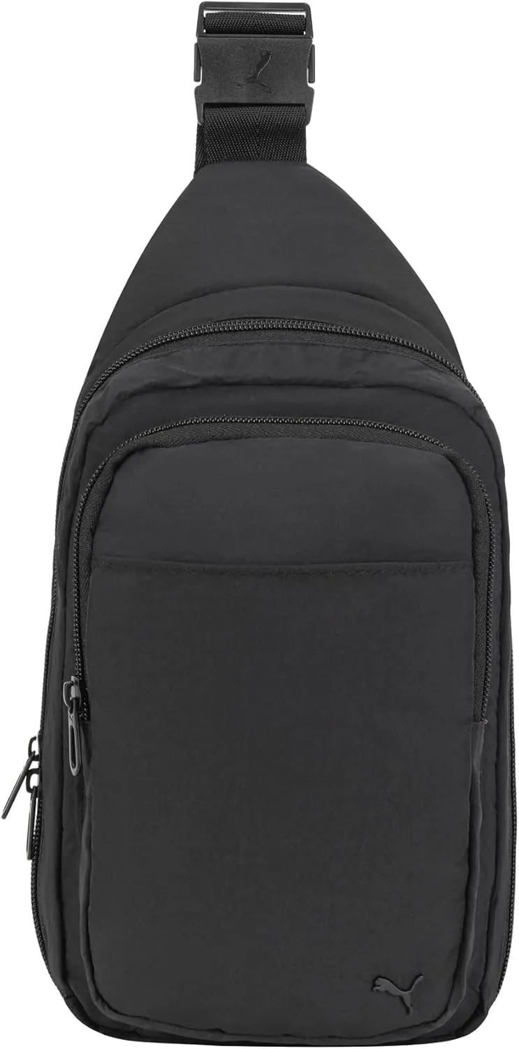 PUMA Women's Doer Sling Backpack, Black Traditional, Small