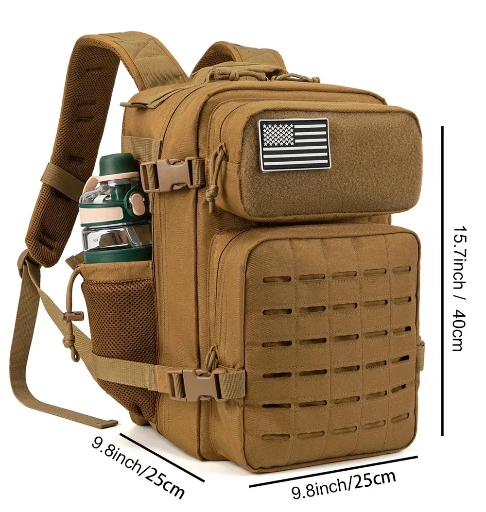QT&QY 25L/45L Tactical Backpack for Outdoor Survival Use