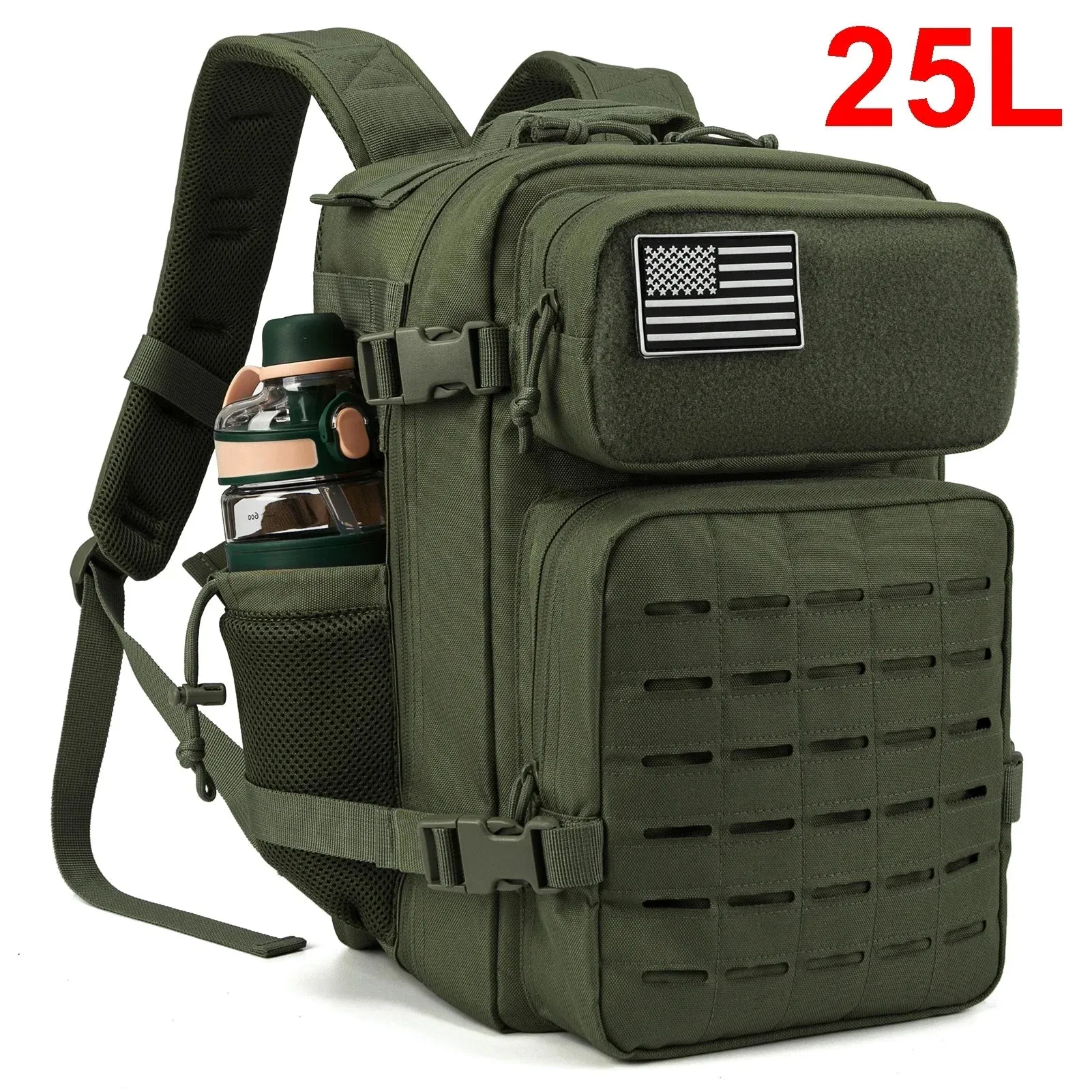 QT&QY 25L/45L Tactical Backpack for Outdoor Survival Use