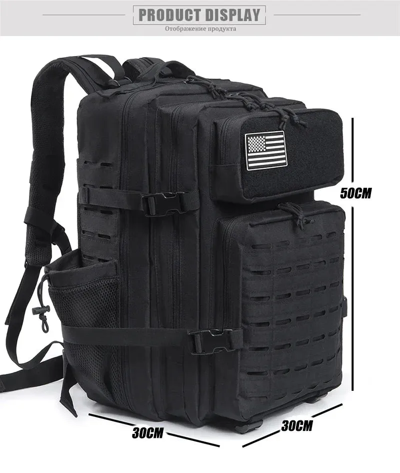 QT&QY 25L/45L Tactical Backpack for Outdoor Survival Use