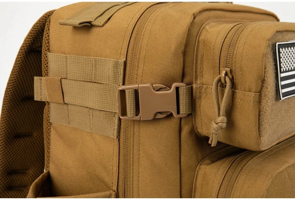QT&QY 25L/45L Tactical Backpack for Outdoor Survival Use