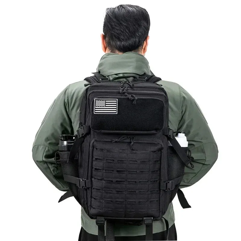 QT&QY 25L/45L Tactical Backpack for Outdoor Survival Use