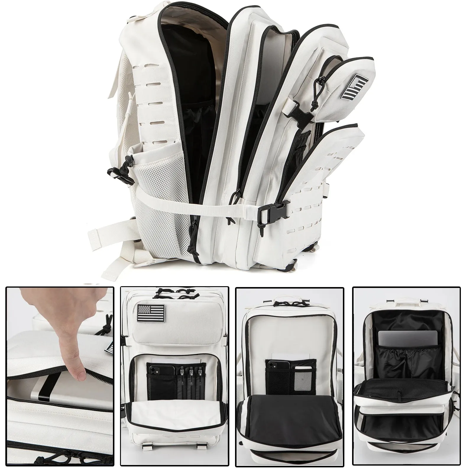 QT&QY 25L/45L Tactical Backpack for Outdoor Survival Use