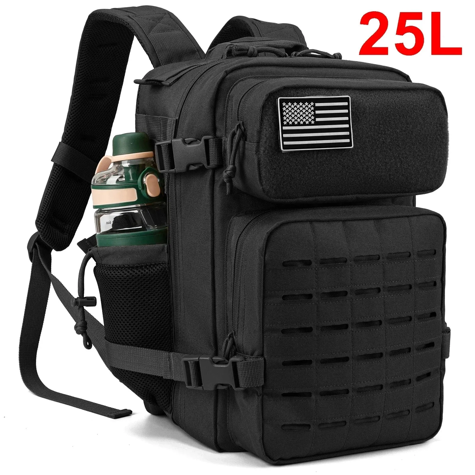 QT&QY 25L/45L Tactical Backpack for Outdoor Survival Use