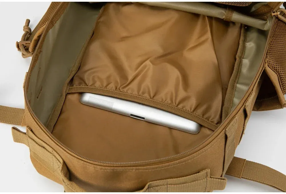 QT&QY 25L/45L Tactical Backpack for Outdoor Survival Use