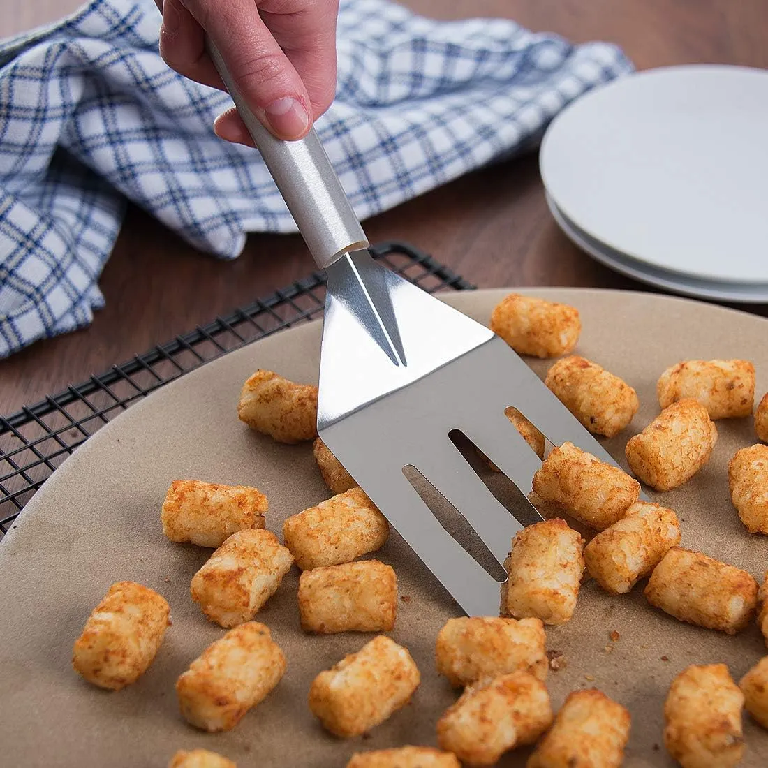 Rada Cutlery Turnover, Made in USA, Silver Handle