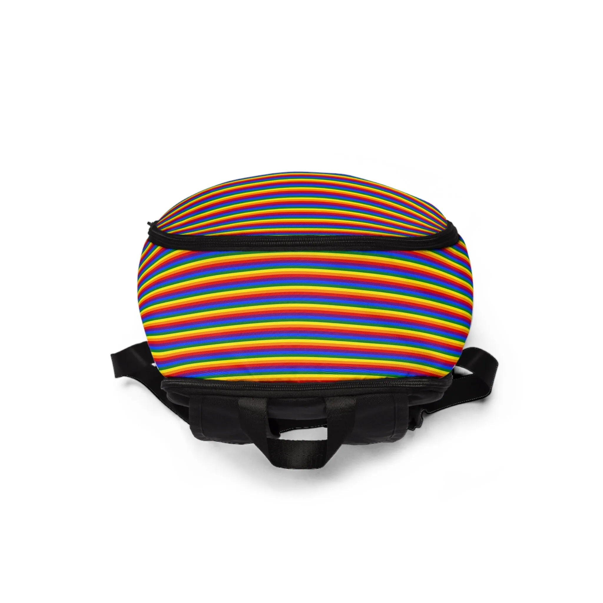 Rainbow LGBT pride Flag stripes  Fabric Backpack