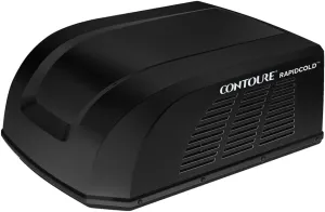 RapidCold Rooftop RV Air Conditioner, Non-Ducted, Ultra-Quiet 52 dB, EnergySmart, Complete AC Package with LED Thermostat & Remote, Easy Install, 115V