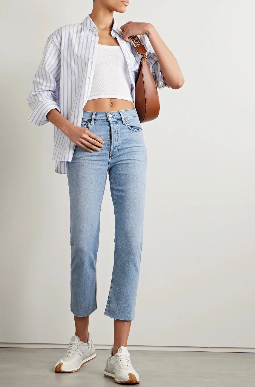 Re/Done 70s Ultra High Rise Stove Pipe Jeans
